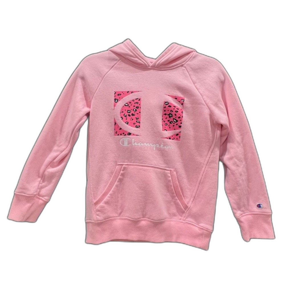 Champion Big Girls Leopard Knockout C Sweatshirt (Medium)
